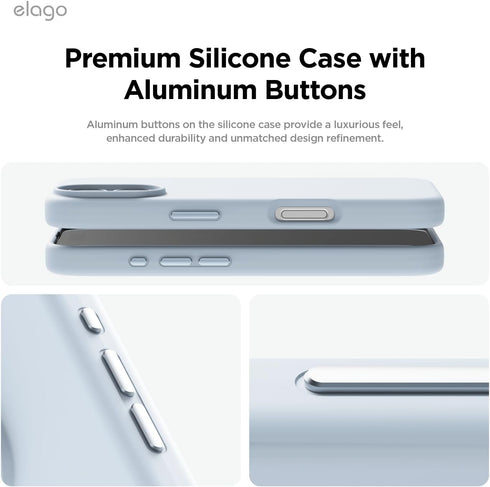 elago iPhone 16 Case Magnetic Liquid Silicone (MagSafe)